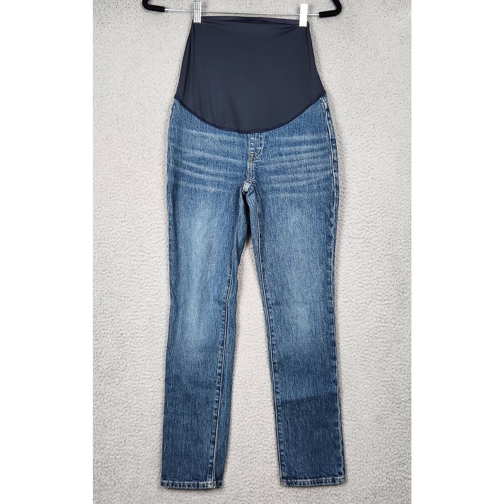 MADEWELL Jeans Womens Size 24 Blue Maternity Over-the-Belly Perfect Vintage Jean